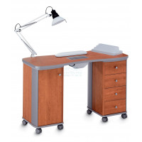 Стол маникюрный 2-ной с вытяжкой 217 LX