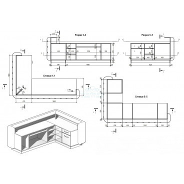 Стойка администратора ресепшн парикмахерский Mme De Pompadour