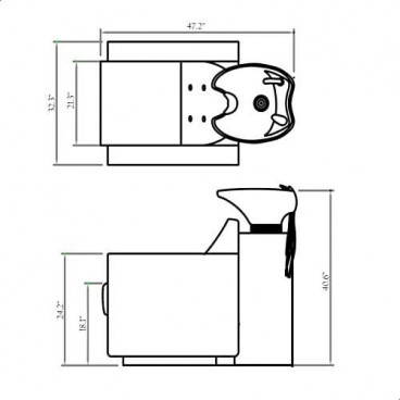 Парикмахерская мойка "Otto"