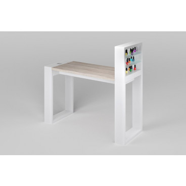 Маникюрный стол "Matrix" с подставкой для лаков