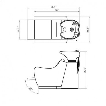 Парикмахерская мойка "Estate"