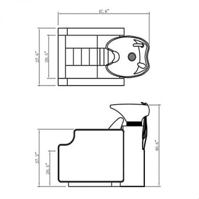 Парикмахерская мойка "Bene"
