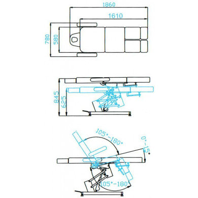Педикюрное кресло "SD-3706"