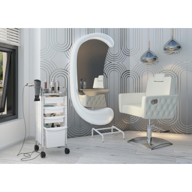 Парикмахерское зеркало с подсветкой "Вейв"